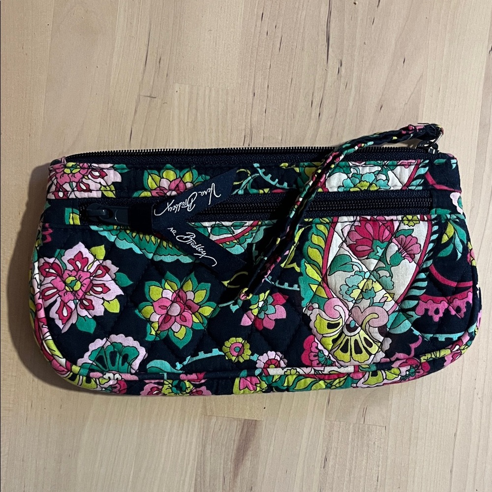 Vera Bradley Multicolor Floral Wristlet